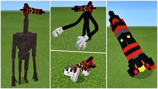 Trevor Henderson's Creatures but MISSLE HEAD EDITION in Minecraft PE | MCPE/ MCBE Addon