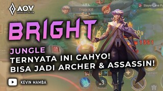 BRIGHT JUNGLE HERO YANG BISA JADI ARCHER DAN ASSASSIN! GAK COCOK BUAT PEMULA! | AoV | ROV |