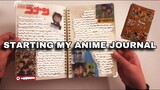 ✨starting my anime journal✨ - cover + detective conan page