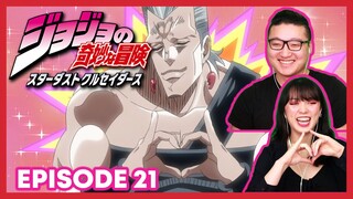 GENIE STANDO JUDGEMENT | Jojo's Bizarre Adventure Couples Reaction Part 3 Episode 21 / 2x21