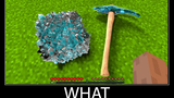 Minecraft รออะไร meme part 101 minecraft สมจริง Diamond Pickaxe