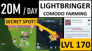 20M/DAY COMODO SPOT! LIGHTBRINGER FARMING