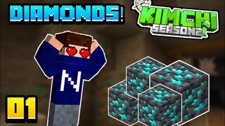 Diamonds! 🤩 | KimChi SMP S2 | Episode 01 | (Filipino Minecraft SMP)