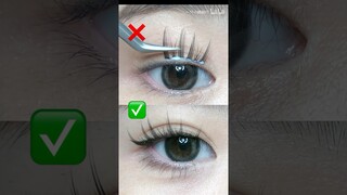 Eyelashes Dos’s and Don’ts 💯 #shorts #makeup #trending