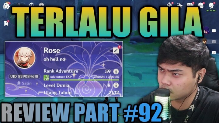 KETIKA NIAT REVIEW AKUN JADI NIAT NGAJAK BRANTEM !! - GENSHIN IMPACT INDONESIA #92