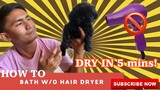 HOW TO BATH AND DRY A PUPPY WITHOUT BLOW DRYER | SUPER marcos Vlogs