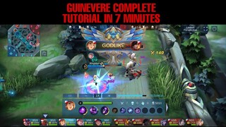 GUINEVERE COMPLETE TUTORIAL IN 7 MINS - EMBLEM SETUP - SKILL MANAGEMENT - MAP AWARENESS - MLBB