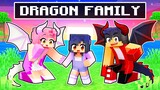 Adopted by the DRAGON FAMILY in Minecraft!