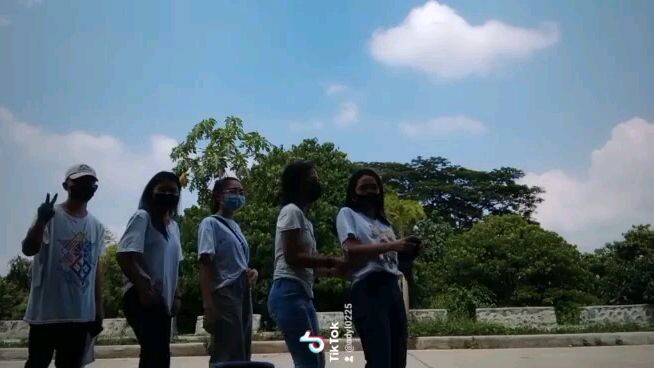 Tiktok with classmates