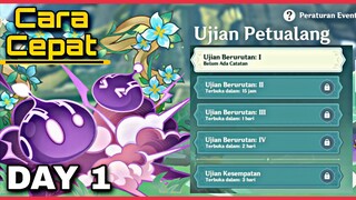 UJIAN PETUALANG DAY 1, ADVENTURER'S TRIALS DAY 1, GENSHIN IMPACT