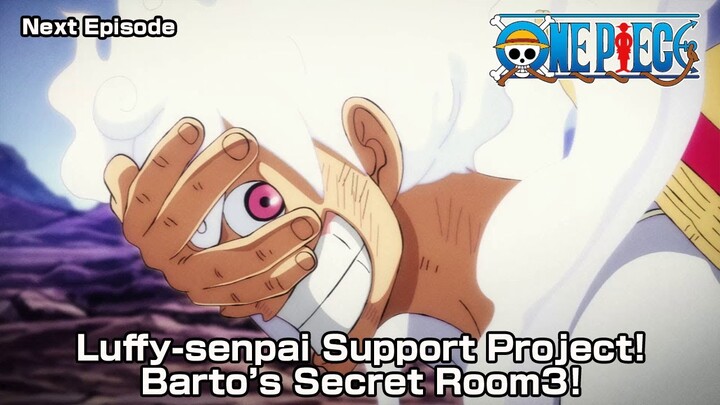 ONE PIECE Teaser "Luffy-senpai Support Project! Barto’s Secret Room3!"