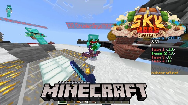 Skywars PVP in CubeCraft Server!