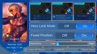 Gusion Users, You Must Try This SECRET SETTINGS!! IMPROVE Your Gameplay With This USEFUL SETTINGS!