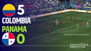 ⚽ Colombia 5-0 Panama 🏆COPA AMERICA 2024 | Highlights | Simulación y recreación de videojuego