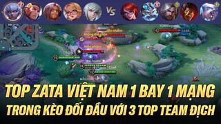 TOP ZATA VIỆT NAM 1 BAY 1 MẠNG TRONG KÈO ĐỐI ĐẦU VỚI TOP MOREN VIỆT NAM TRÊN RANK CAO THỦ