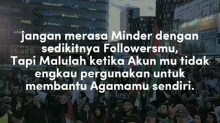 akun mu banyak followersnya tapi ga posting tentang palestina, yang bener aje rugi dong