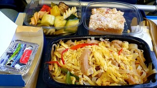 Airline meals | Flight Kl 876 BKK - AMS (Economy class) | อาหารบนเครื่องบิน Flight Kl 876 | 21.11.19