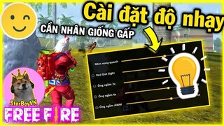 [Free Fire] Bảng cài đặt độ nhạy auto Top 1 của StarBoyVN | Nonolive