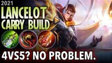 PLAY LIKE KARLTZY WITH THIS NEW LANCE SKIN?? | MLBB | LANCELOT BEST BUILD 2021