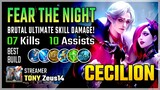 Fear the Night! Cecilion Best Build 2020 Gameplay by TONY Zeus14 | Diamond Giveaway | Mobile Legends