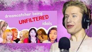 HONEST REACTION to introducing dreamcatcher being unfiltered idols 🤫