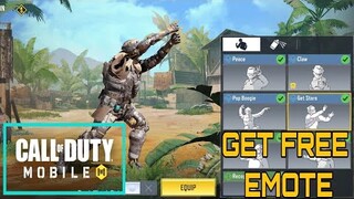 How To Get Free Emote In Call Of Duty Mobile | Cod Mobile Redeem Code Garena