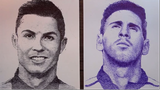 How to Draw Ronaldo and Messi at the Same Time