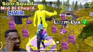 PUBG Mobile | SOLO SQUAD - Mẹo Di Chuyển Máp LiVik Bắt Bài Trở Thành Trùm Móc Lốp 😂 | NhâmHNTV