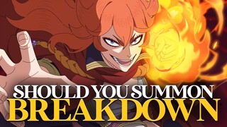 ON TOP! FEST Mereoleona Full Kit Breakdown - Should You Summon? | Black Clover Mobile