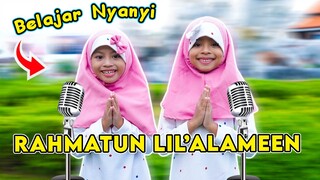 ALUNA DAN AMANDA BELAJAR NYANYI RAHMATUN LIL'ALAMEEN (COVER)