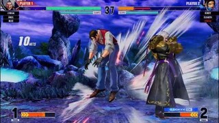 KOF15　チャンピオン　オメガルガール　１４HIT６割コンボ　EX必殺の性能が高すぎる　アンヘルも上手すぎる…