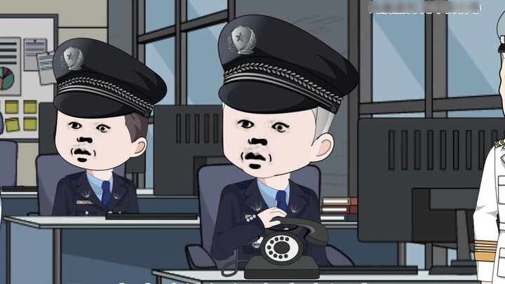 He just researched a new scam and dared to go to the police station to defraud. But he accidentally 