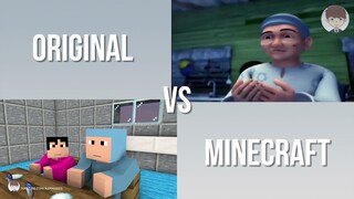 Upin & Ipin - Nikmat (Original VS Minecraft Animation)