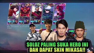 SOLOZ PALING SUKA HERO INI DAH DAPAT SKIN MIKASA!!