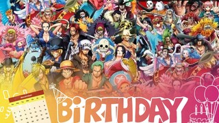 KARAKTER ONE PIECE BIRTHDAY IN NOVEMBER 🥳