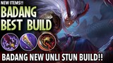 BADANG NEW UNLI STUN BUILD!! | Badang Best Build in 2021 | Badang Mobile Legends