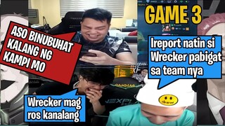 Team Wrecker vs Team Dogie Game 3 | Nagyabang si basic