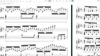 High school students rage on the piano and eye exercises (humans can play)