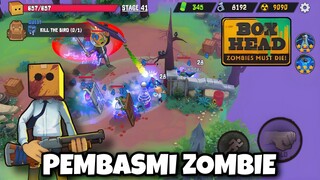 Lelaki kardus musuh para zombie | Box Head Zombie Must Die