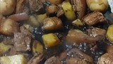 adobong karne with egg