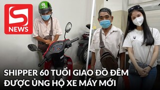 Shipper 60 tuổi giao hàng 3h sáng được mạnh thường quân dẫn đi mua điện thoại, xe máy mới
