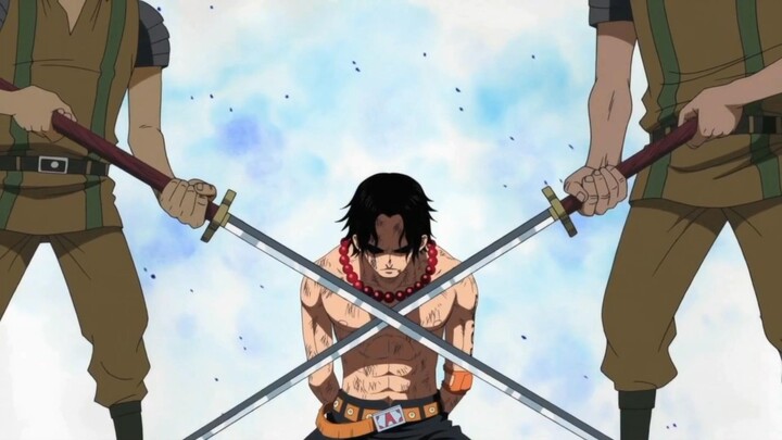 one piece luffy saves ace