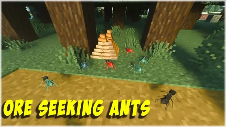 Ore Seeking Ants Addon - Minecraft Bedrock Edition / MCPE 1.18