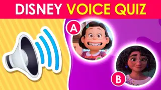 Guess The Voice of Your Favorite DISNEY Characters...! | Encanto, Turning Red, and many more....