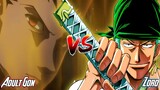 ADULT GON VS ZORO (Anime War) FULL FIGHT HD