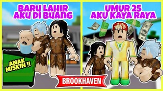 BARU LAHIR AKU DI BUANG DAN DICARI LAGI SAAT AKU KAYA RAYA (BROOKHAVEN)  ROBLOX INDONESIA