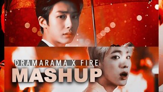 [MASHUP] MONSTA X & BTS :: Dramarama X Fire (ft. Trespass/Blood Sweat & Tears)