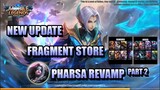 NEW UPDATE - LING RELEASE DATE, PHARSA REVAMP PART 2 AND FRAGMENT SHOP ADJUSTMENTS