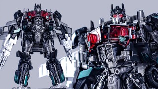 SS scale Nightwatch Optimus Prime is here! Budweiser 1022 Dark Scourge Optimus Prime Transformation 