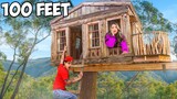 OVERNIGHT IN WORLD’S MOST EXPENSIVE TREEHOUSE!!